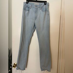 Levi light wash denim jeans
